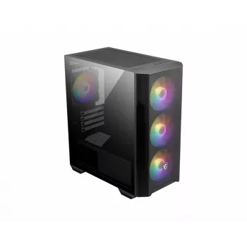 MSI MAG Forge M100R Midi Tower Czarny, Przezroczysty