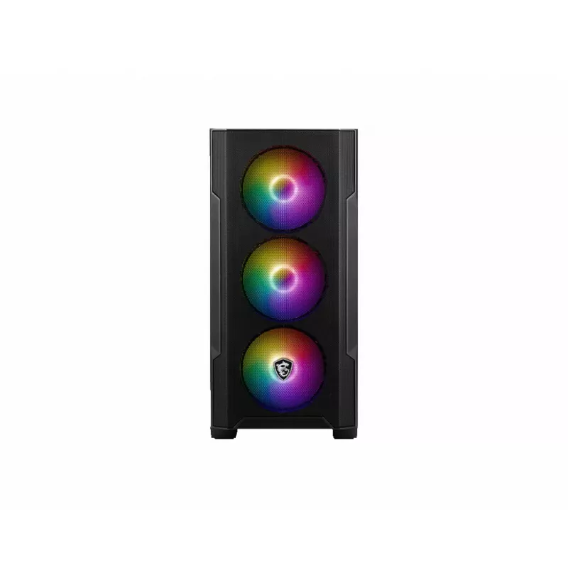 MSI MAG Forge M100R Midi Tower Czarny, Przezroczysty