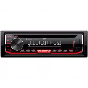 JVC KD-T702BT 1-DIN CD Receiver, Czarny, 1 DIN, 200 W, 50 W, CD, LCD