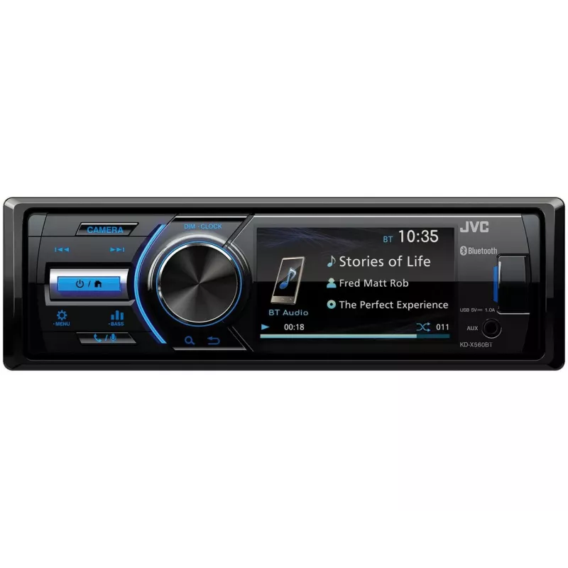 JVC KD-X560BT Czarny 180 W Bluetooth
