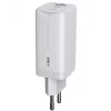 ładowarka do urządzeń mobilnych IBOX ILUC65W, 65 W, 2x USB-C + 1x USB-A, biały, kabel 1,5 m