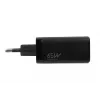 Ładowarka sieciowa do urządzeń mobilnych IBOX ILUC65B — 65 W, 3x USB (2x USB‑A Gen1, 1x USB‑C), czarna, 100–240 V