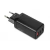 Ładowarka sieciowa do urządzeń mobilnych IBOX ILUC65B — 65 W, 3x USB (2x USB‑A Gen1, 1x USB‑C), czarna, 100–240 V