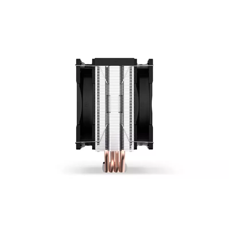 Chłodzenie powietrzne ENDORFY Fera 5 Dual Fan — 2 wentylatory PWM 120 mm, 4 rurki cieplne, TDP 220 W, kompatybilne z LGA 2011 i wieloma gniazdami, czarny