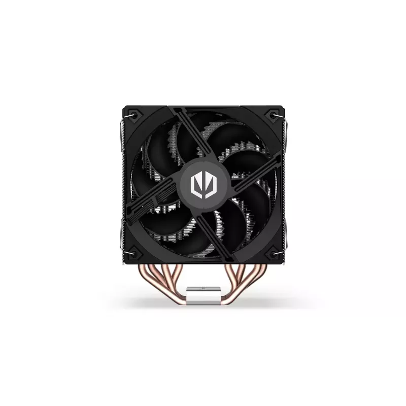 Chłodzenie powietrzne ENDORFY Fera 5 Dual Fan — 2 wentylatory PWM 120 mm, 4 rurki cieplne, TDP 220 W, kompatybilne z LGA 2011 i wieloma gniazdami, czarny