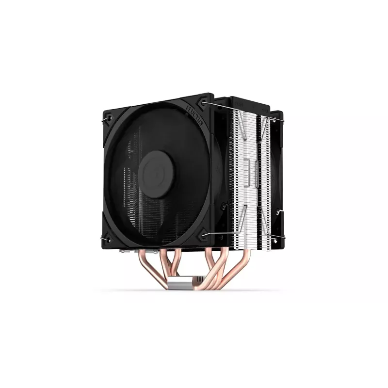 Chłodzenie powietrzne ENDORFY Fera 5 Dual Fan — 2 wentylatory PWM 120 mm, 4 rurki cieplne, TDP 220 W, kompatybilne z LGA 2011 i wieloma gniazdami, czarny