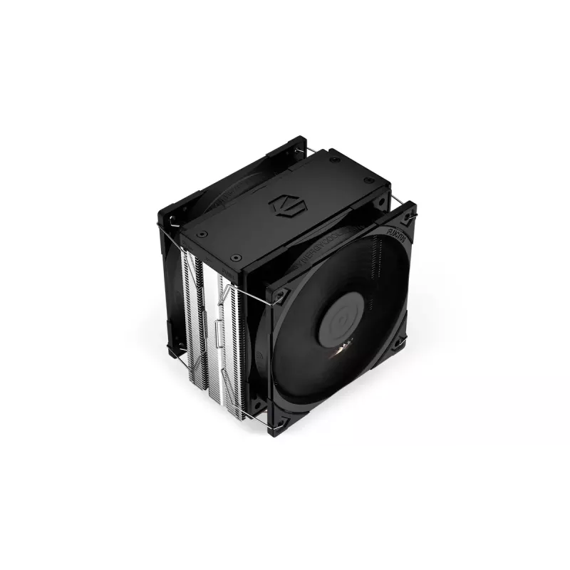 Chłodzenie powietrzne ENDORFY Fera 5 Dual Fan — 2 wentylatory PWM 120 mm, 4 rurki cieplne, TDP 220 W, kompatybilne z LGA 2011 i wieloma gniazdami, czarny