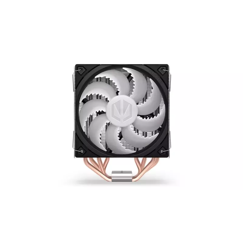 Chłodzenie powietrzne ENDORFY Fera 5 ARGB 120 mm Czarne — 4 rurki cieplne, 1x120 mm wentylator PWM, TDP 220 W, wysokość 155 mm