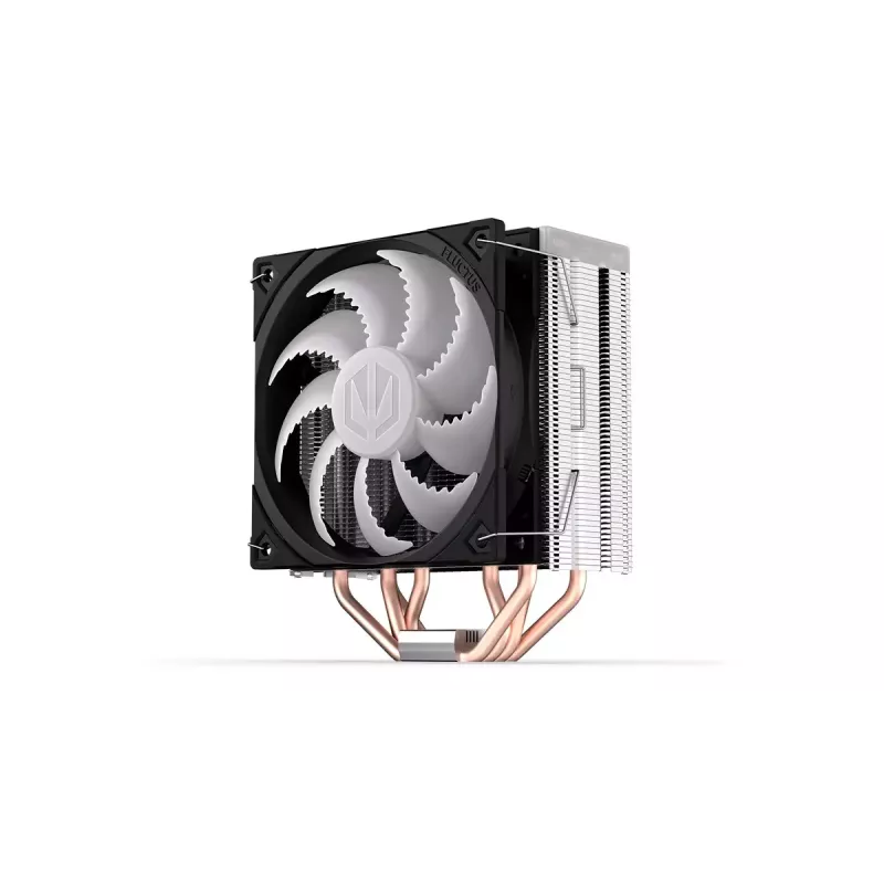 Chłodzenie powietrzne ENDORFY Fera 5 ARGB 120 mm Czarne — 4 rurki cieplne, 1x120 mm wentylator PWM, TDP 220 W, wysokość 155 mm