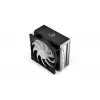 Chłodzenie powietrzne ENDORFY Fera 5 ARGB 120 mm Czarne — 4 rurki cieplne, 1x120 mm wentylator PWM, TDP 220 W, wysokość 155 mm