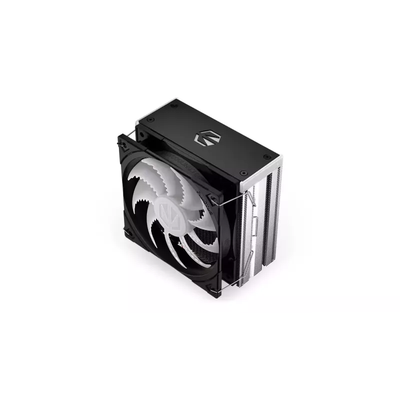 Chłodzenie powietrzne ENDORFY Fera 5 ARGB 120 mm Czarne — 4 rurki cieplne, 1x120 mm wentylator PWM, TDP 220 W, wysokość 155 mm