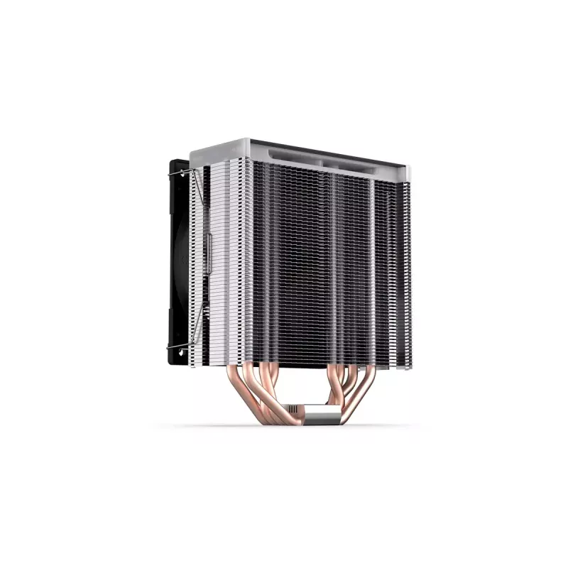 Chłodzenie powietrzne ENDORFY Fera 5 ARGB 120 mm Czarne — 4 rurki cieplne, 1x120 mm wentylator PWM, TDP 220 W, wysokość 155 mm