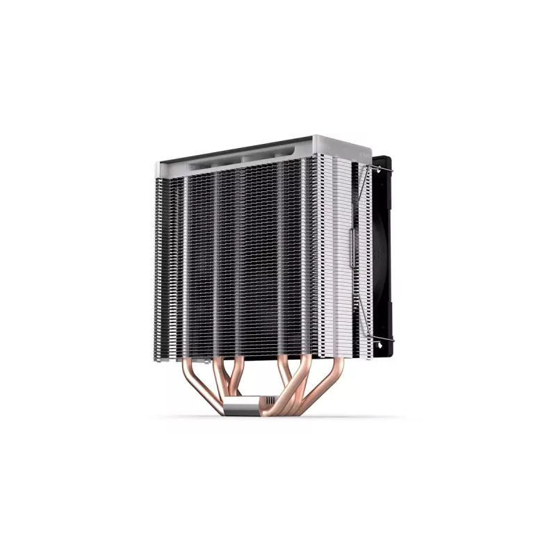 Chłodzenie powietrzne ENDORFY Fera 5 ARGB 120 mm Czarne — 4 rurki cieplne, 1x120 mm wentylator PWM, TDP 220 W, wysokość 155 mm
