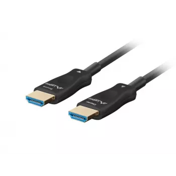 Przewód HDMI LANBERG - M/m v2.1 Optical AOC - 20m Czarny