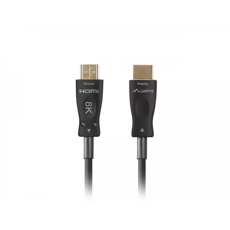 Przewód HDMI LANBERG - M/m V2.1 Optical AOC - 30m Czarny