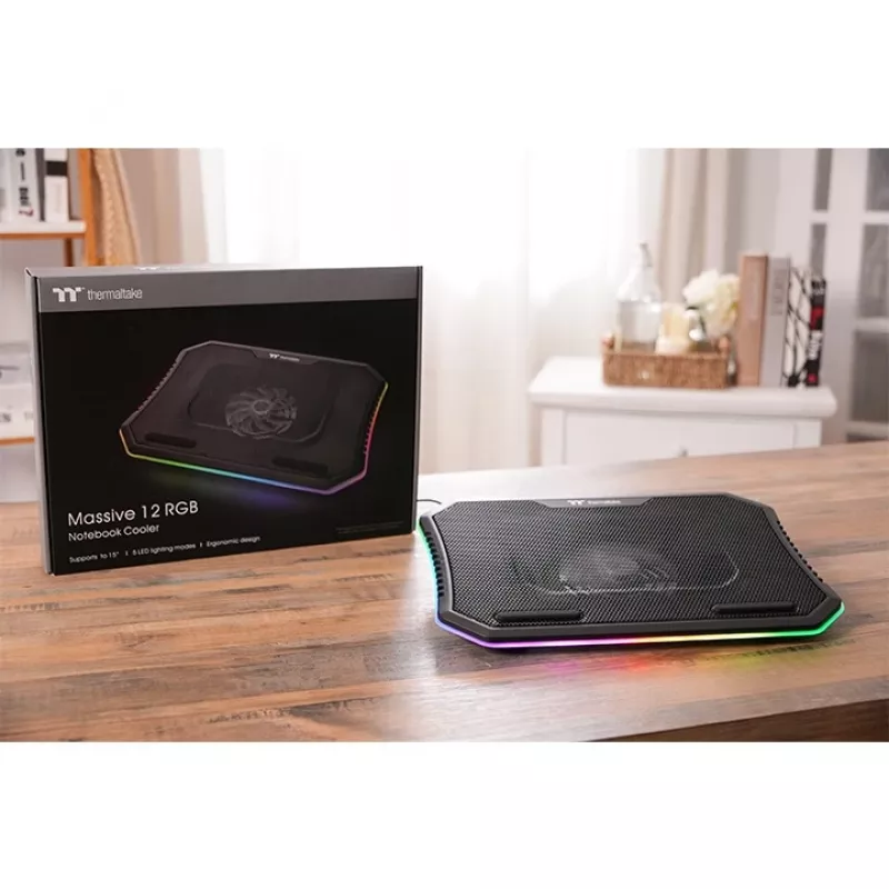 Chłodziarka do notebooków THERMALTAKE - Massive 12 RGB - 15 inch