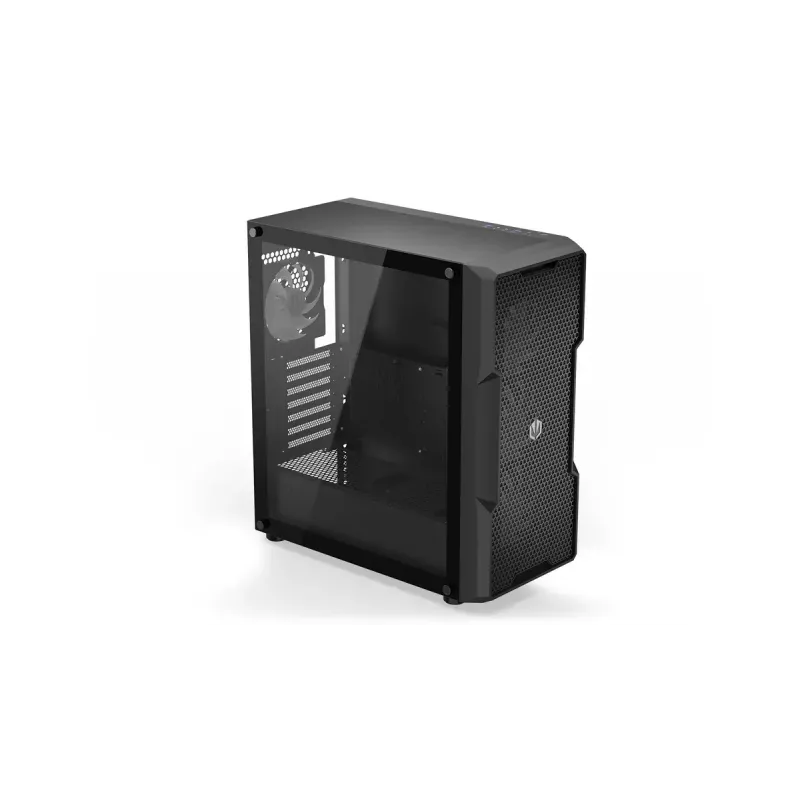Obudowa PC ENDORFY Regnum 400 ARGB Tower Black — ATX, szkło hartowane, ARGB, 3x120mm przód, 1x120mm tył, obsługuje GPU 37 cm