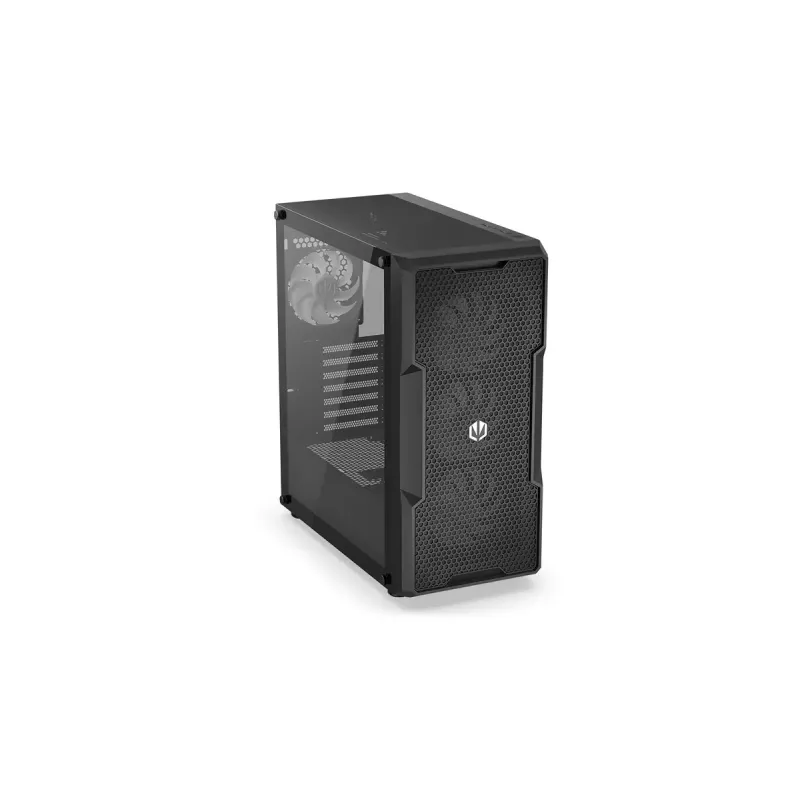 Obudowa PC ENDORFY Regnum 400 ARGB Tower Black — ATX, szkło hartowane, ARGB, 3x120mm przód, 1x120mm tył, obsługuje GPU 37 cm