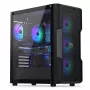 Obudowa PC ENDORFY Regnum 400 ARGB Tower Black — ATX, szkło hartowane, ARGB, 3x120mm przód, 1x120mm tył, obsługuje GPU 37 cm