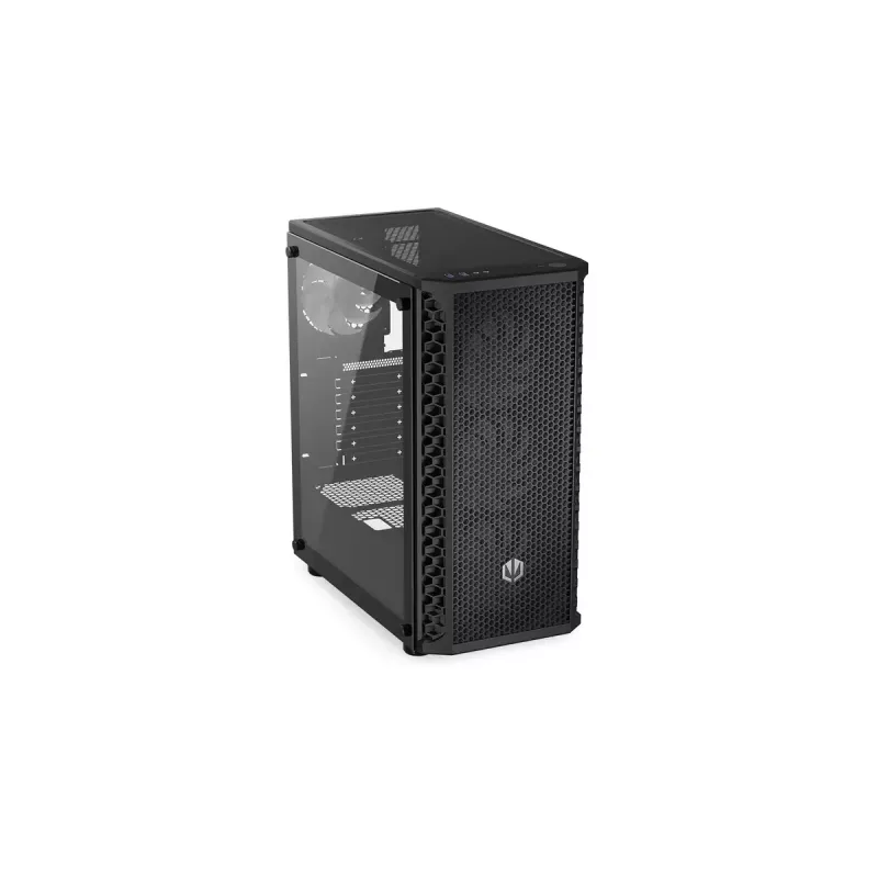Obudowa PC ENDORFY Signum 300 ARGB Tower Czarny — ATX, hartowane szkło, podświetlenie ARGB, obsługa GPU 350 mm, wysokość chłodzenia CPU 161 mm