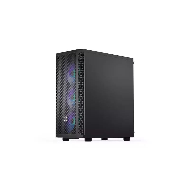 Obudowa PC ENDORFY Signum 300 ARGB Tower Czarny — ATX, hartowane szkło, podświetlenie ARGB, obsługa GPU 350 mm, wysokość chłodzenia CPU 161 mm