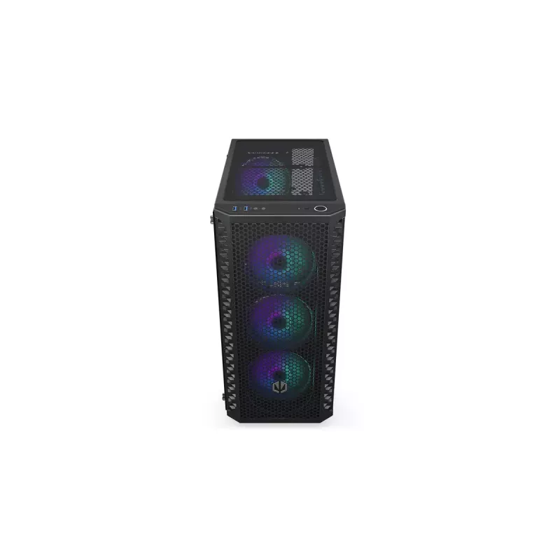 Obudowa PC ENDORFY Signum 300 ARGB Tower Czarny — ATX, hartowane szkło, podświetlenie ARGB, obsługa GPU 350 mm, wysokość chłodzenia CPU 161 mm