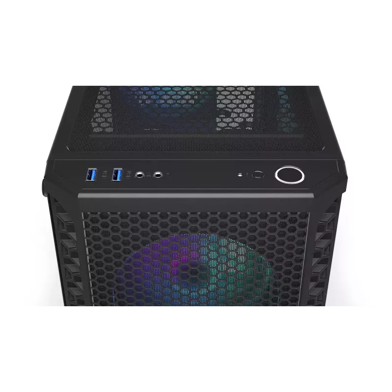 Obudowa PC ENDORFY Signum 300 ARGB Tower Czarny — ATX, hartowane szkło, podświetlenie ARGB, obsługa GPU 350 mm, wysokość chłodzenia CPU 161 mm
