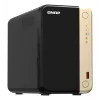 QNAP TS-264 NAS Tower Intel® Celeron® N5095 8 GB 0 TB QNAP QTS Czarny, Złoty
