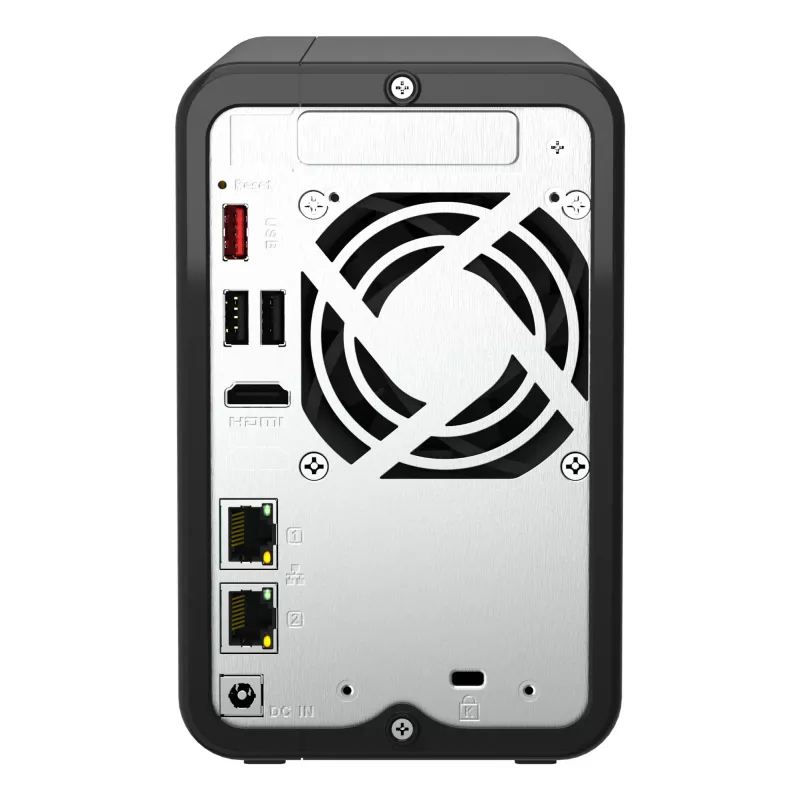 QNAP TS-264 NAS Tower Intel® Celeron® N5095 8 GB 0 TB QNAP QTS Czarny, Złoty