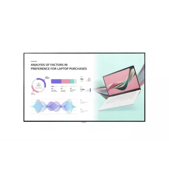 LG 98UH5J-H Wyświetlacz sygnalizacyjny Panel płaski do digital signage 2,49 m (98 cali) LCD Wi-Fi 500 cd/m² 4K Ultra HD Czarny WebOS 24/7