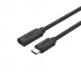 Kabel UNITEK USB C - USB 3.2 Gen 2 (3.1 Gen 2) - 0,5 m Czarny