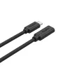 Kabel UNITEK USB C - USB 3.2 Gen 2 (3.1 Gen 2) - 0,5 m Czarny