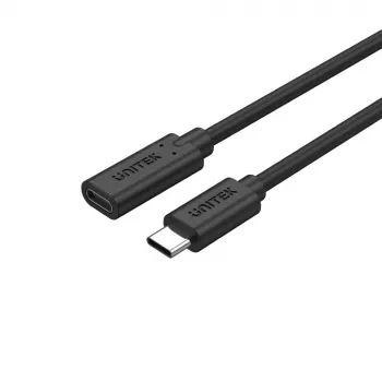 Kabel UNITEK USB C - USB 3.2 Gen 2 (3.1 Gen 2) - 0,5 m czarny