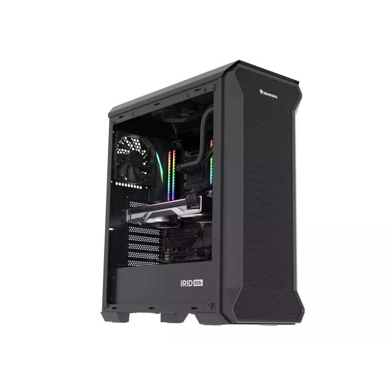 GENESIS Irid 505F Midi Tower Czarny