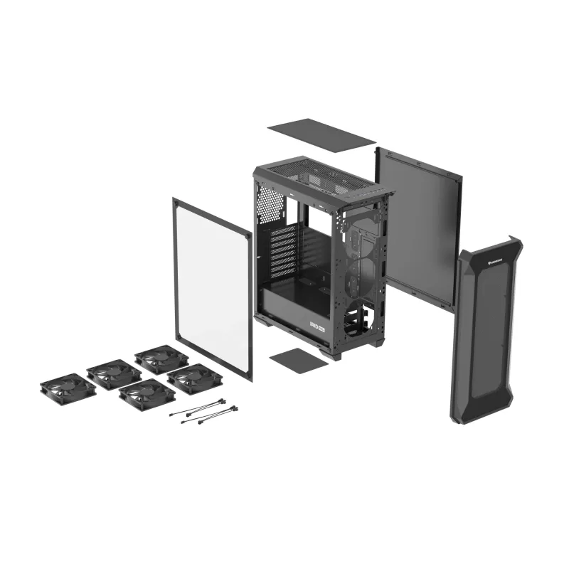 GENESIS Irid 505F Midi Tower Czarny