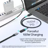 Kabel USB-C na USB-C Unitek C14086BK-1.5M — USB 3.2 Gen 2, 10 Gbit/s, 5 m, czarny