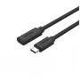 Kabel USB-C na USB-C Unitek C14086BK-1.5M — USB 3.2 Gen 2, 10 Gbit/s, 5 m, czarny