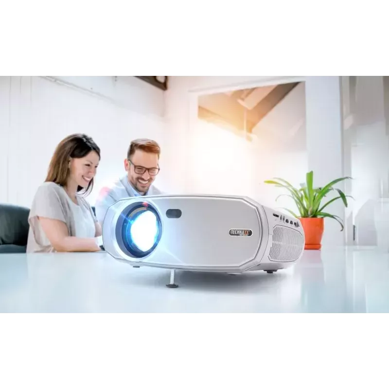 Projektor Technaxx TX-177 15000 ANSI lumenów LCD 1080p Biały