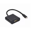 GEMBIRD USB Type-C do HDMI Adapter Kabel, 4K@60Hz, 15cm, Czarny