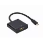 GEMBIRD USB Type-C do HDMI Adapter Kabel, 4K@60Hz, 15cm, Czarny