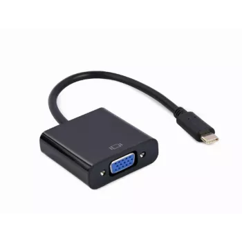 GEMBIRD adapter wyświetlacza USB Type-C na VGA, 15 cm, czarny