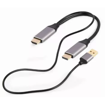 GEMBIRD Active 4K HDMI męski na DisplayPort męski adapter kablowy, 2 m - Czarny