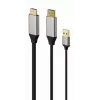 GEMBIRD Active 4K HDMI męski na DisplayPort męski adapter kablowy, 2 m - Czarny