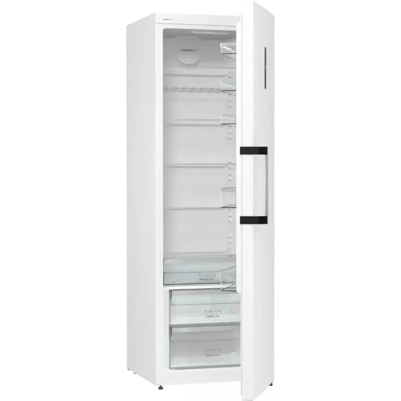 Wolnostojąca lodówka Gorenje R619EAW6 — 398 L, Klasa energetyczna E, 1850×595×663 mm, biała
