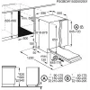 Zmywarka do zabudowy Electrolux EEA17200L — 13 kompletów, 49 dB, pełnowymiarowa 60 cm