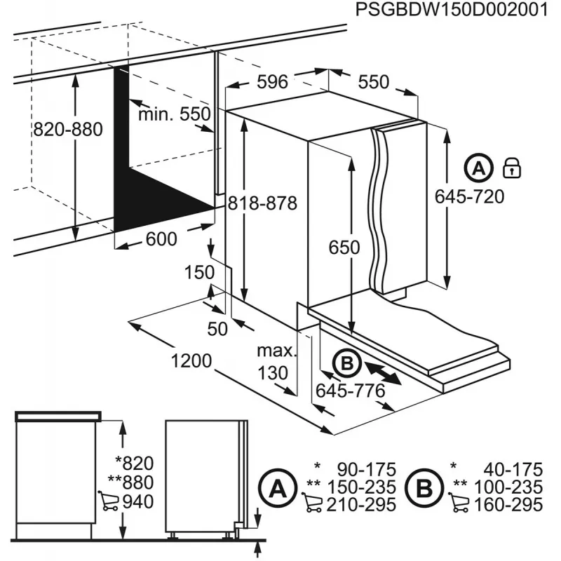 Zmywarka do zabudowy Electrolux EEA17200L — 13 kompletów, 49 dB, pełnowymiarowa 60 cm