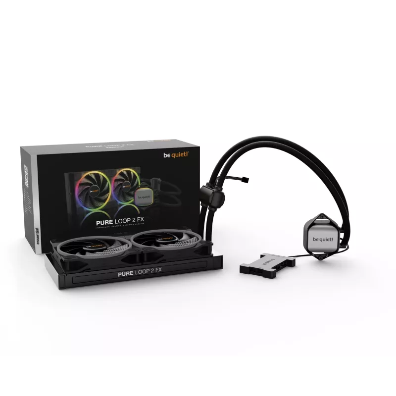 be quiet! Pure Loop 2 FX 280mm Procesorowy zestaw chłodzenia cieczą All-in-one 14 cm Czarny 1 szt.