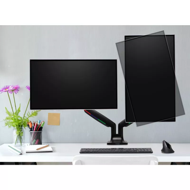 Podwójne ramię do monitora Kensington SmartFit One-Touch K59601WW