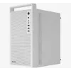 Obudowa PC AEROCOOL PGS CS-109-G-WT-v1 Mini Tower SPCC biała — microATX, GPU do 26 cm, FRGB, front mesh