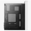 Obudowa PC AEROCOOL PGS CS-109-G-WT-v1 Mini Tower SPCC biała — microATX, GPU do 26 cm, FRGB, front mesh